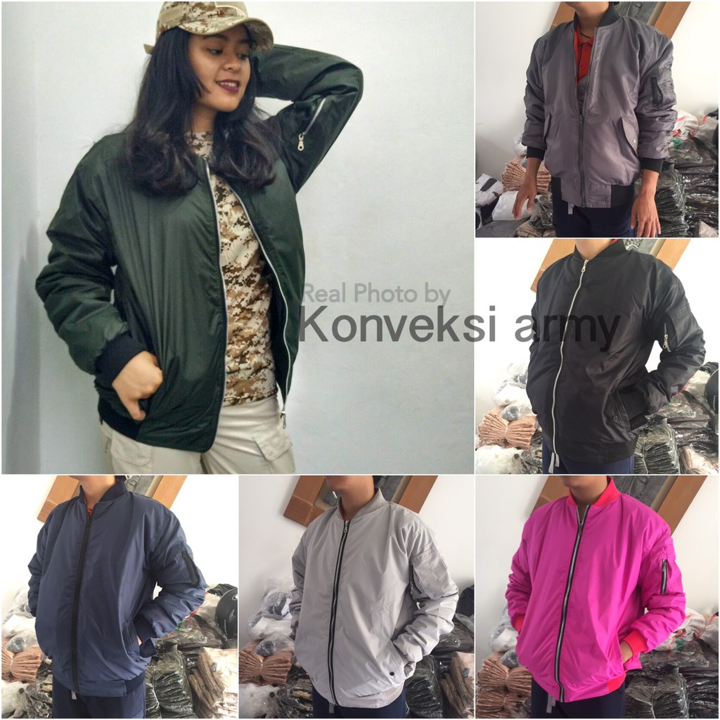 jaket pilot , bomber , scoot , army