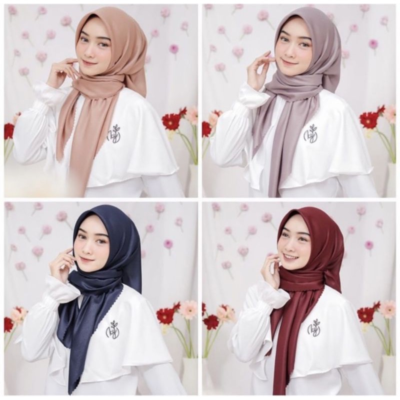 Jilbab Segi Empat Glamour Lasercut-1