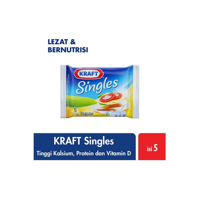 

Kraft Cheese Single High Calcium 5'S Plain 83G - Alhanan/04