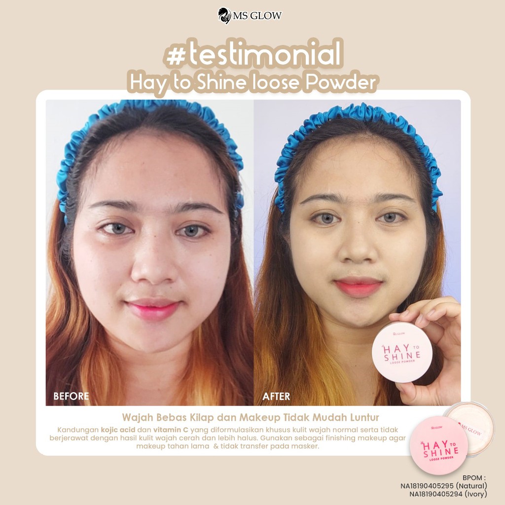 Ms Glow Perfect Glow Loose Powder / BAYAR DITEMPAT COD-6