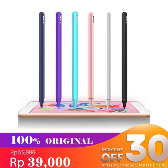 

[[COD]] Nib Protector Silicone Lengan Grip Kulit Cover Holder untuk Apple Pen SALE Kode 1112