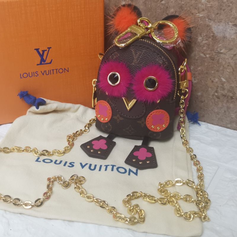 tas lv mini aksesoris gantungan kunci lou is vuitton mirror quality