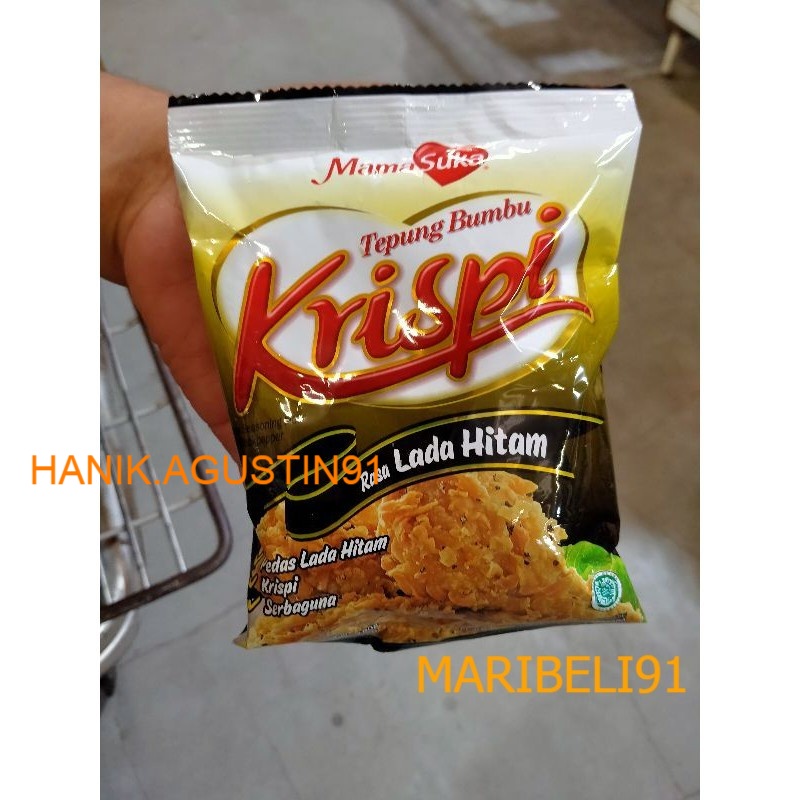 

MamaSuka - Tepung Bumbu Krispi Lada Hitam 180gr maribeli91