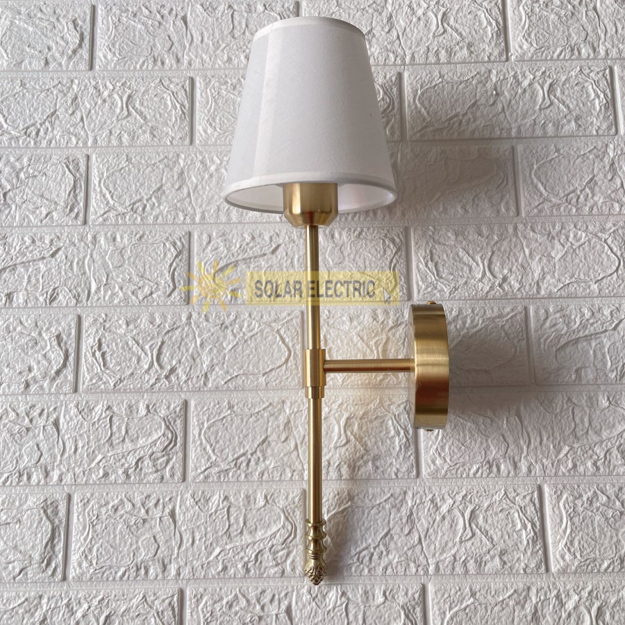 Lampu Dinding Hias 2199 AB Sconce Wall Lamp Simple Long Tail Brass Mewah Dan Elegan