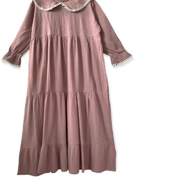 GAMIS ANAK PEREMPUAN USIA 6-10 TAHUN RAYON CRINKLE AISHA