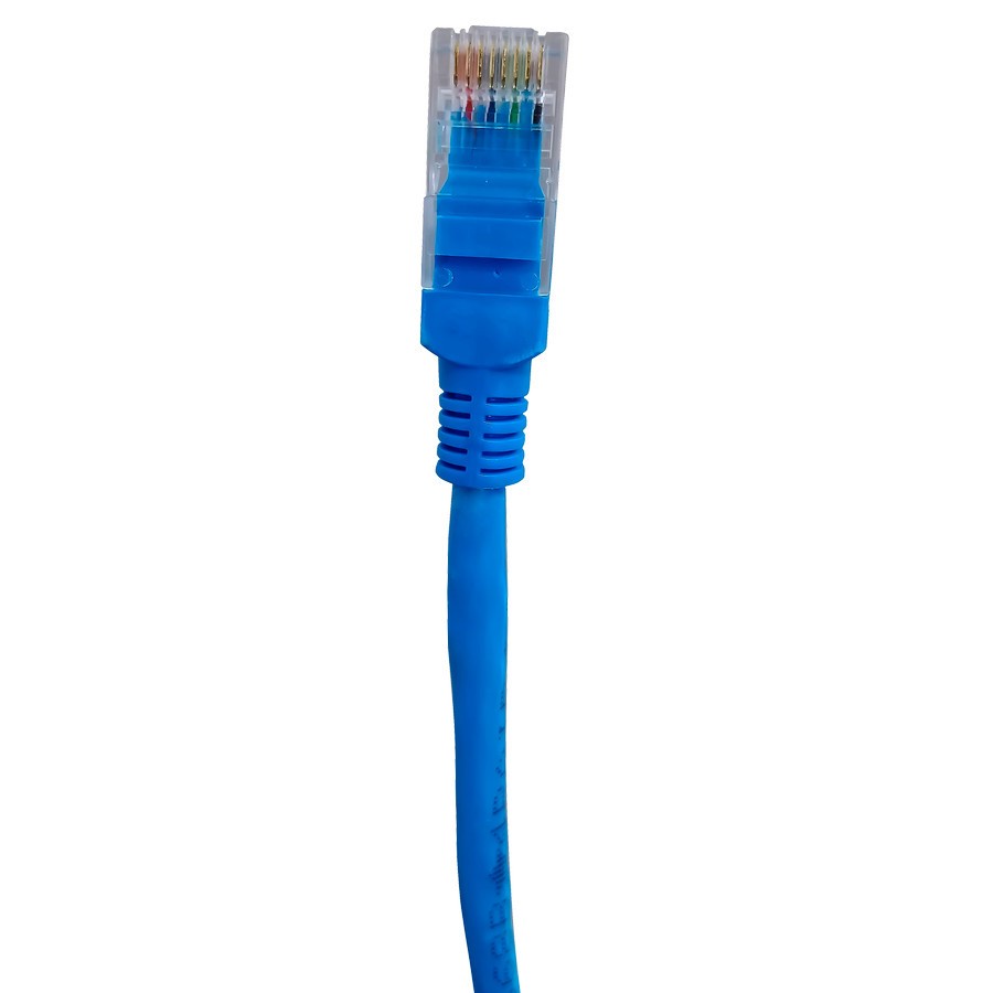 INDORACK C51B 1 Meter Kabel Lan CAT5e UTP Patch Cord Cable -BLUE