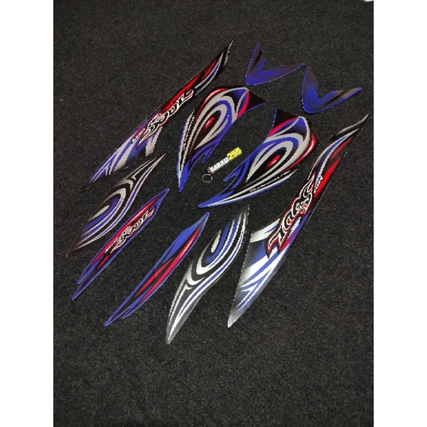 striping sticker list body mio soul 2008 biru striping mio soul biru