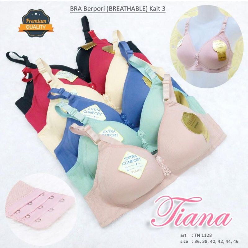 Dna | TIANA | BRA Cup Besar Kait 3 / BH Jumbo / Breathable Bra / art TN 1128