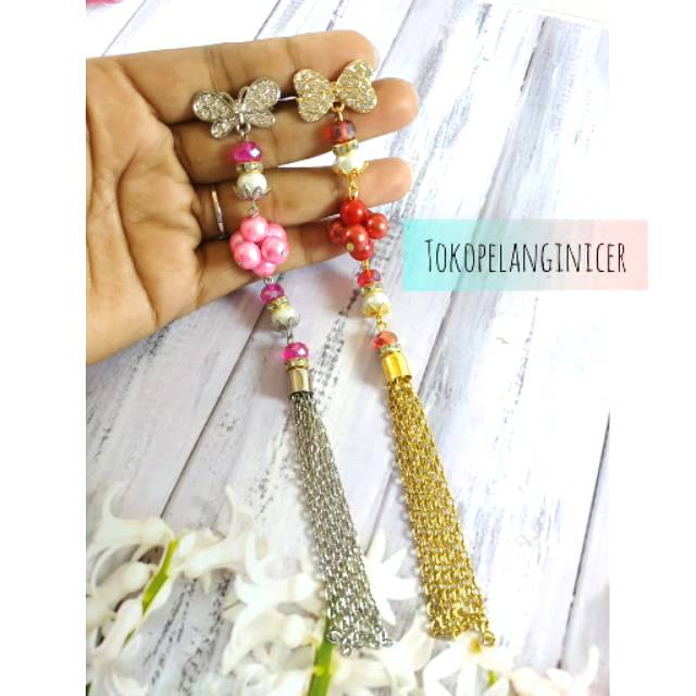 Bros dagu hijab/ Bros jilbab/ Peniti Aksesoris Mutiara Fashion wanita muslim By Tokopelanginicer