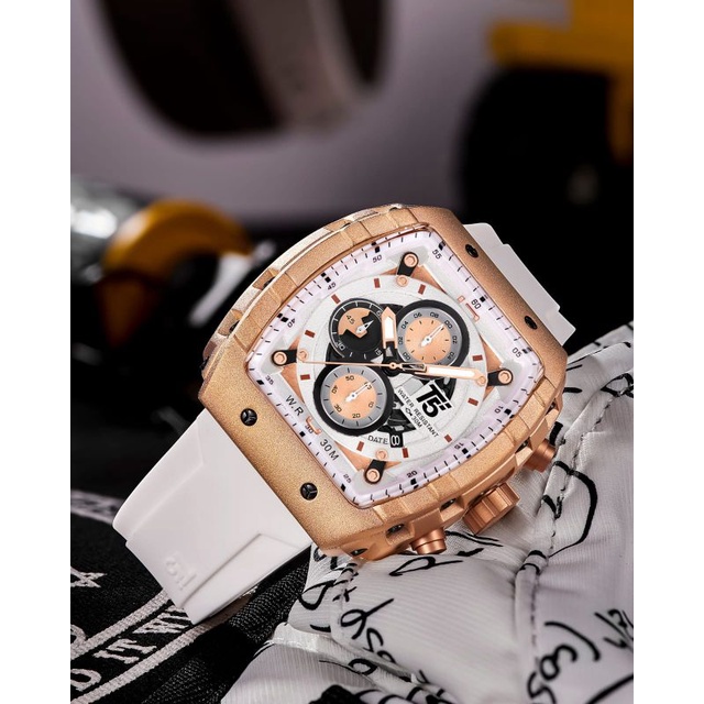 Jam Tangan Pria Original T5 H 3856G Waterproof Garansi Resmi 6 Bulan