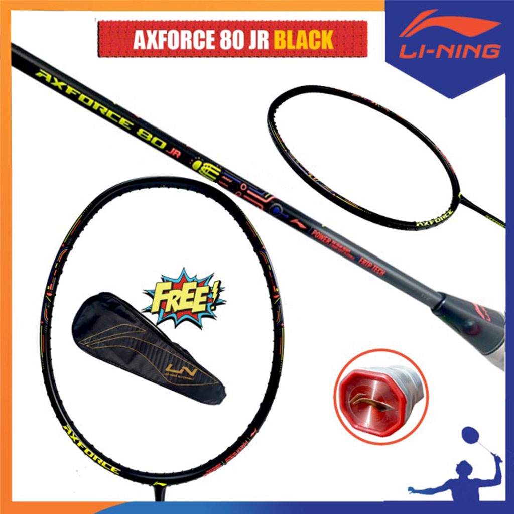 New Lining Axforce 80 JR Raket Badminton Original