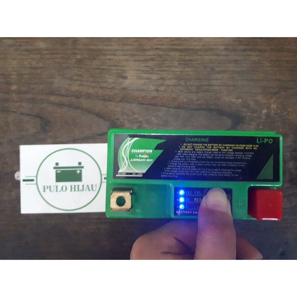 Aki Motor Yamaha Mio J GT Accu Lithium Ion Champion Haijiu kering S L1644 S L Motor