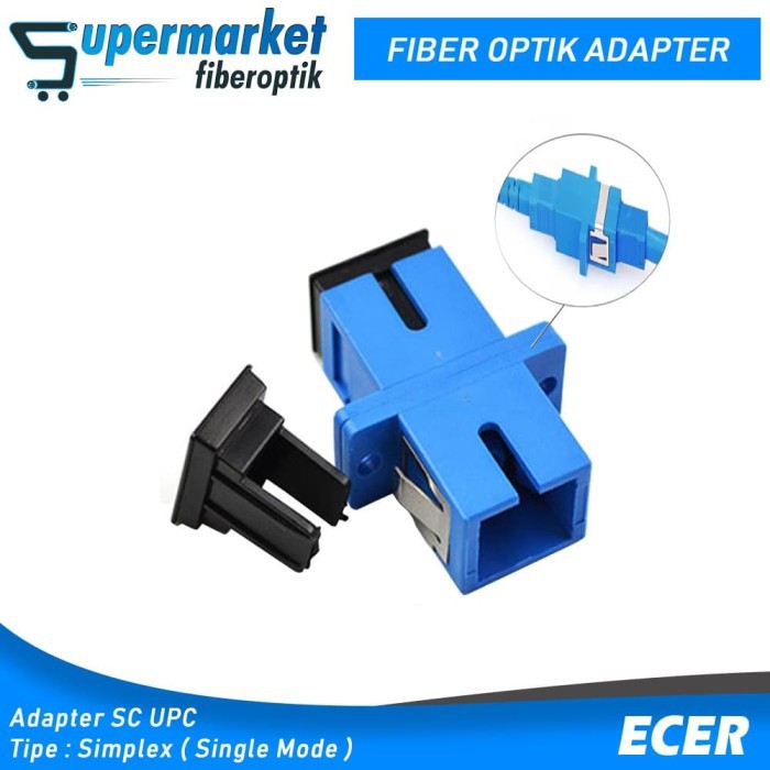 Adapter SC UPC Sambungan Konektor Fiber Optik Connector FO