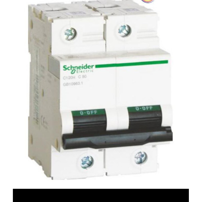 Schneider MCB C120H 2P C 80A (1000 kA)