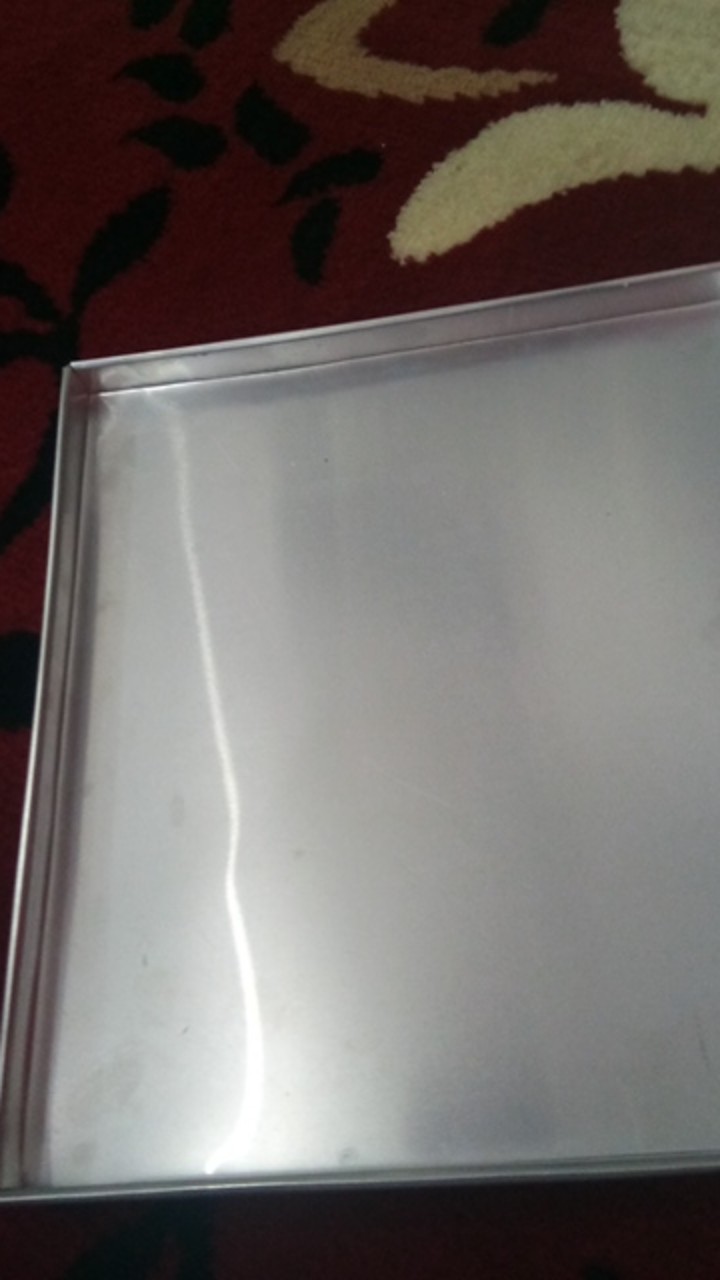 Cetakan Loyang Kue Lidah Kucing Lubang 18 - Perak Free Packing Bubble + Dus