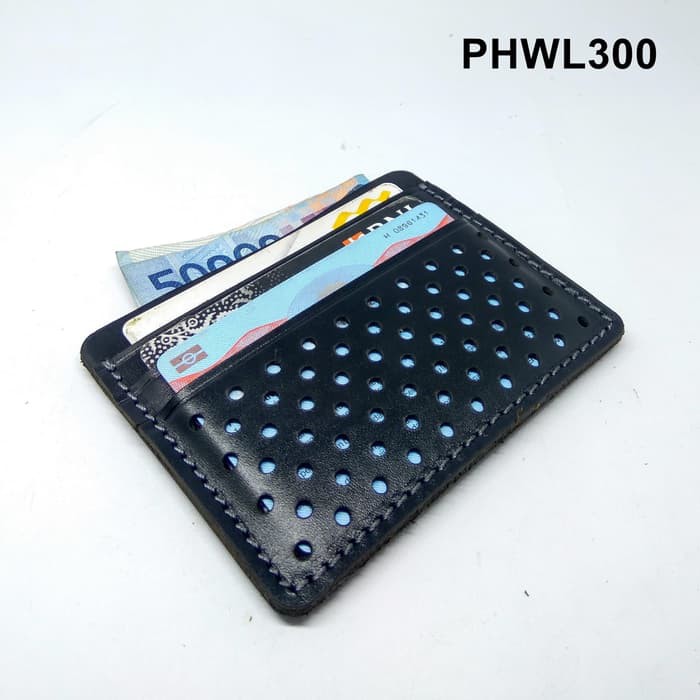 dompet kartu laser- card wallet - slim wallet hitam PHWL300