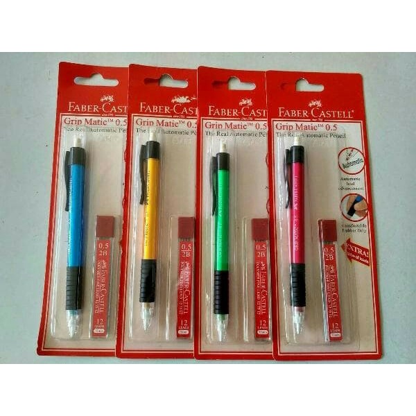 

Pensil Mekanik Faber Castell Grip Matic 0.5