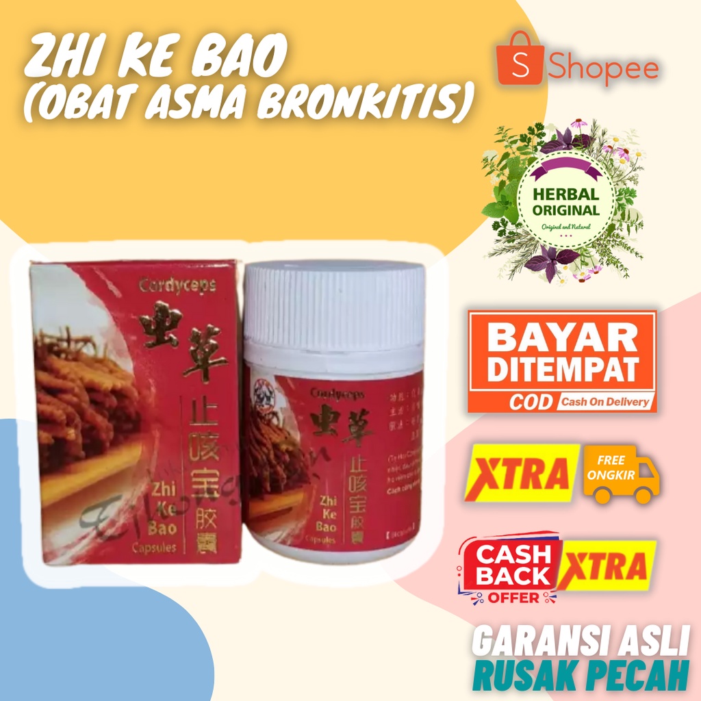 ZHI KE BAO OBAT HERBAL ASMA, BRONKITIS. TBC, BATUK 100% AMPUH