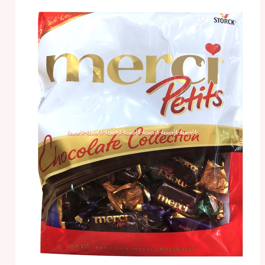 Storck Merci Petits Chocolate Colection 125gr Cemilan Aneka Jenis Coklat Stork Coklat Mercy Cokelat Import