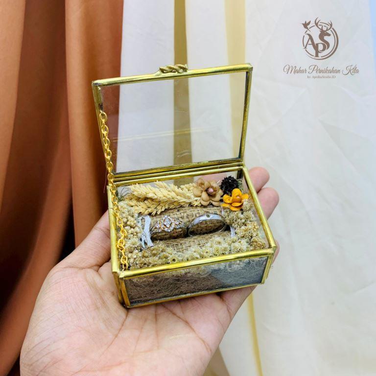 RINGBOX KOTAK CINCIN PERPANS RUSTIC