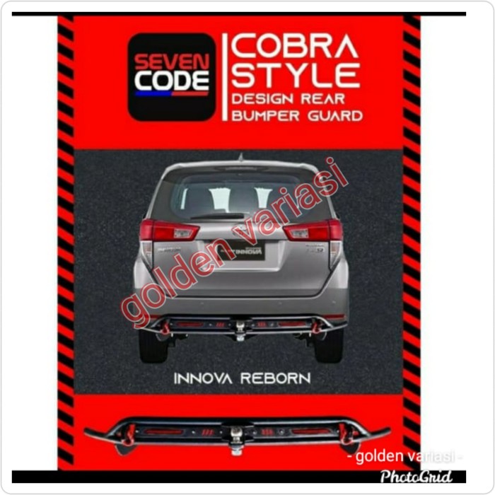 TOWING BELAKANG INNOVA REBORN SEVENCODE COBRA / PENGAMAN BELAKANG