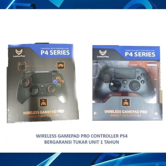 Ps4 / Pc / Ps3 Lucky Fox Wireless Gamepad Pro Controller Garansi 1 Thn