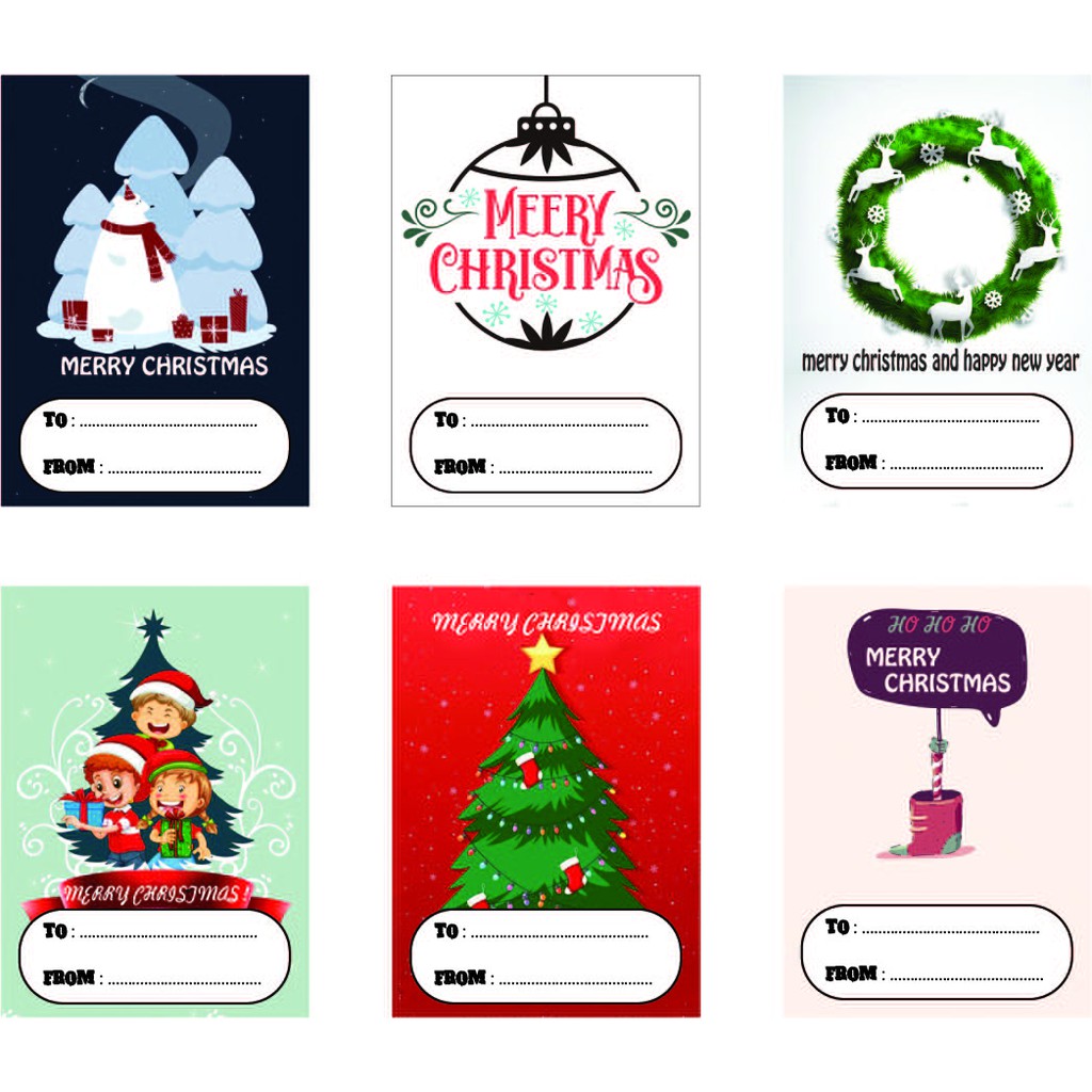 

paket 1 hang tag | label | merry christmas |kartu ucapan | thank you card |tahun baru