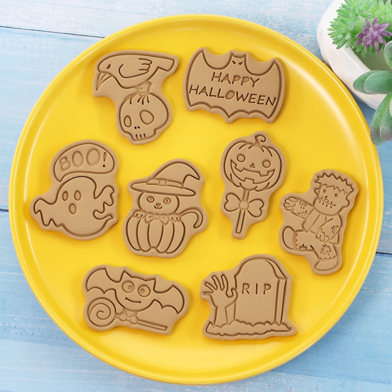 Zzz Cetakan Biskuit / Cookies Seri Halloween Untuk Anak