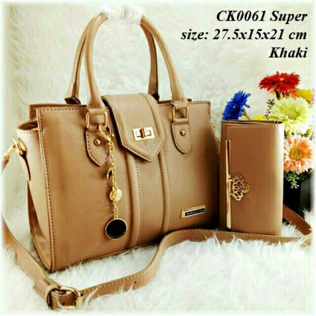 CK HANDBAG 061 SET CANTIK BERKWALITAS || Tas Pesta || Tas Kondangan || Tas Kerja Kantor GROSIR KADO 