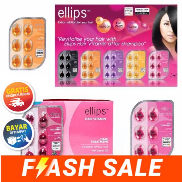 【BISA COD】 Ellips vit rambut Pengiriman dari Binjai Medan