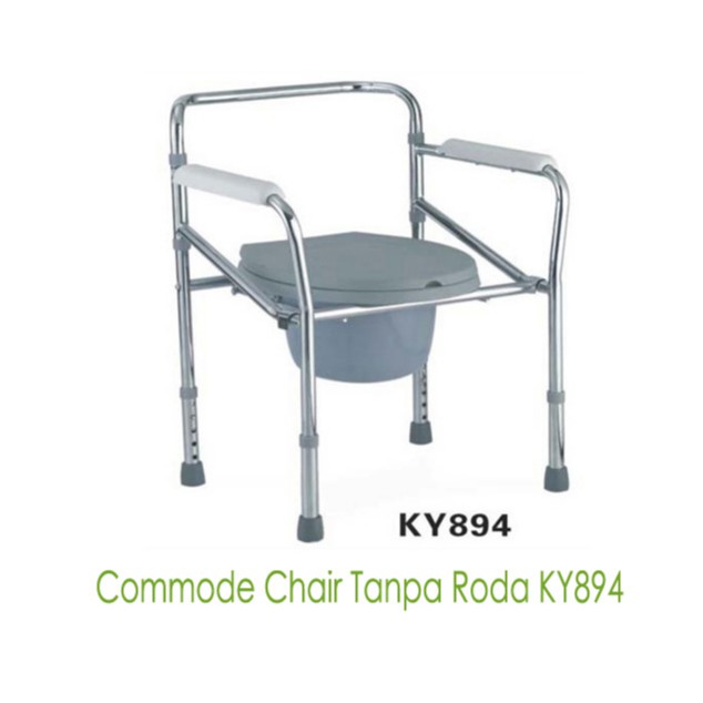 COMMODE CHAIR | KURSI TOILET TANPA RODA | SELLA KY 894 | ALKES MURAH surabaya