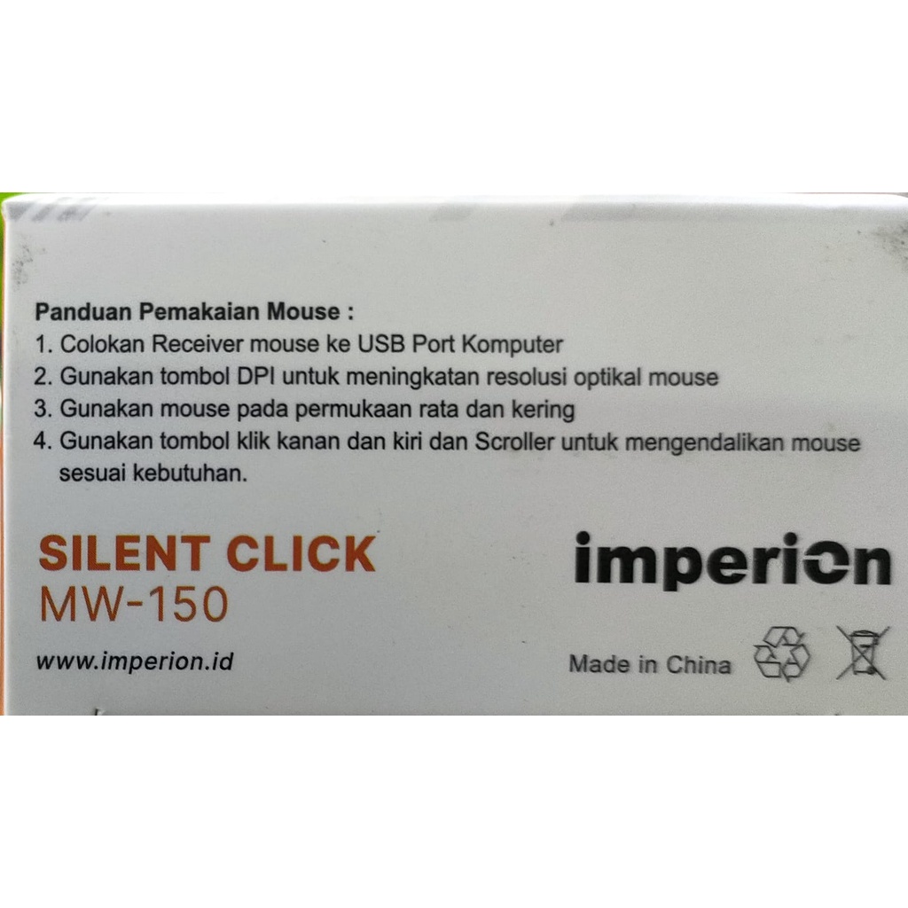 Mouse Wireless IMPERION MW-`150 Silent Click / Mouse Wireless