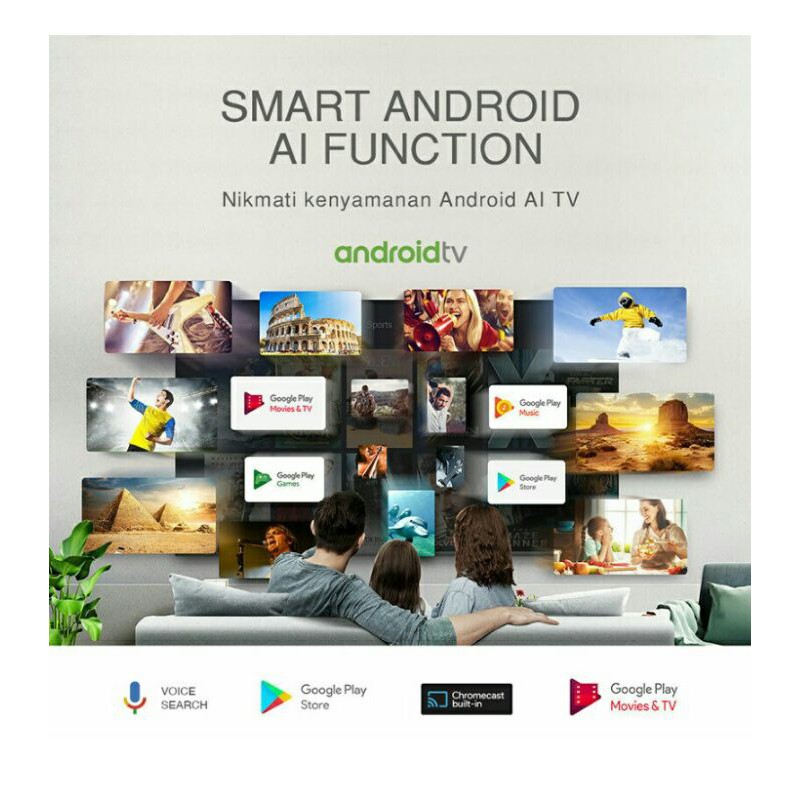 android tv TCL 32A3 terbaru