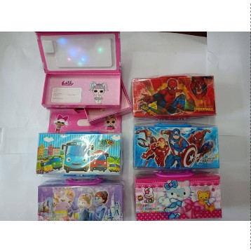 

pencil case (pin) bertingkat LED