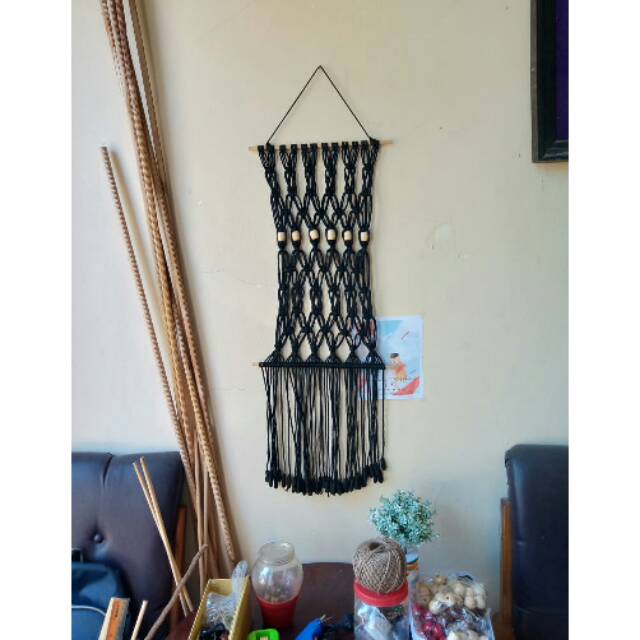 READY STOK) macrame hiasan dinding / macrame wall hanging (HD 042)