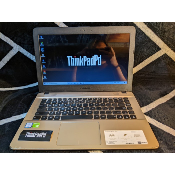 [Laptop / Notebook] Asus Gaming Desain Asus X441U Core I3 Gen 6 Brown Mulus Laptop Bekas / Second