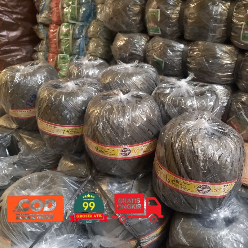 

TALI RAFIA BESAR 1kg/Tali plastik Rafia/Rumput Jepang