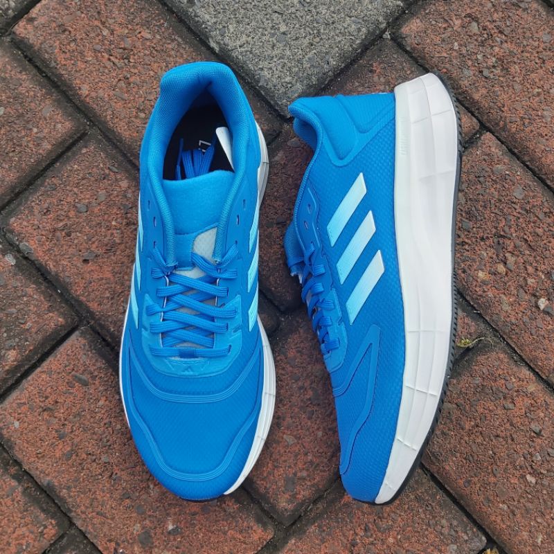 Sepatu Adidas Duramo 10 Blue Sneakers Original