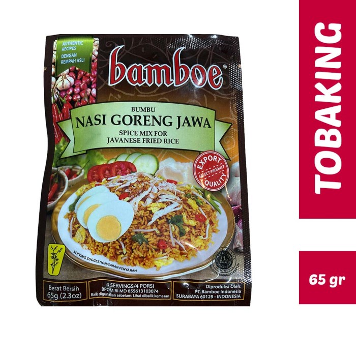 

Bamboe Nasi Goreng Jawa bumbu instan