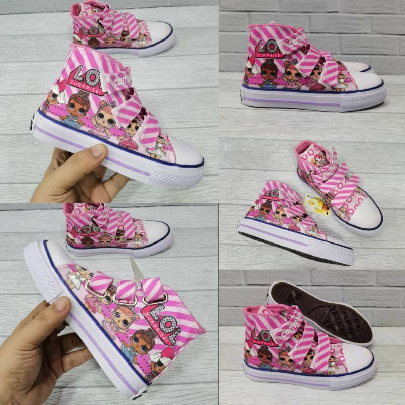 SEPATU ANAK KIDS CONVERSE ALL STAR MOTIF LOL SURPRISE