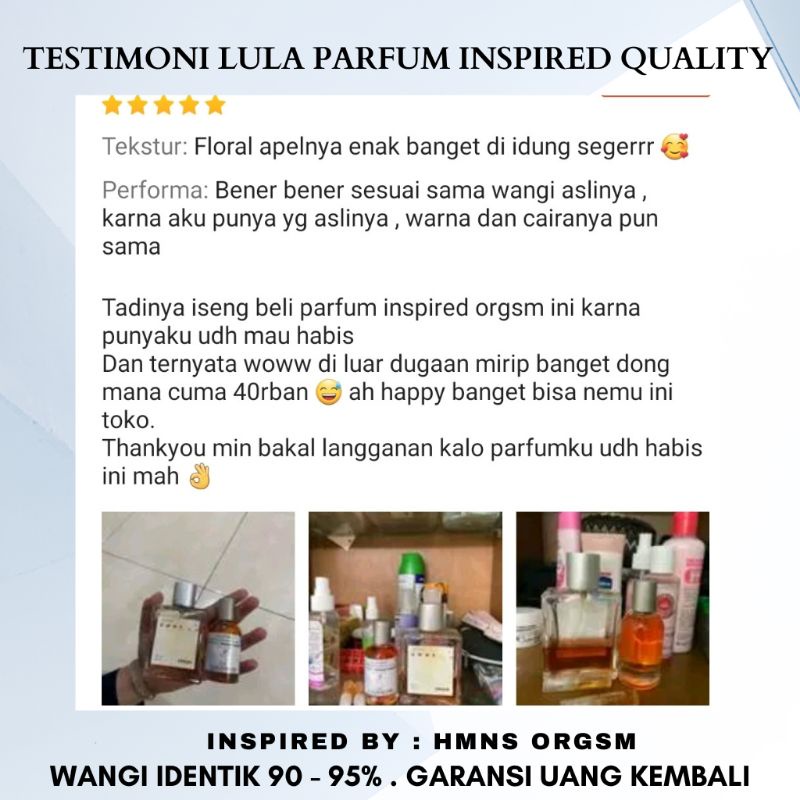 Parfum HMNS Orgasm Inspired By Lula Parfume , Parfum Wanita Parfum Tahan lama . Parfum HMNS , Parfum Orgsm