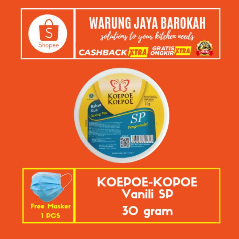 KOEPOE-KOEPOE/SP/TBM/BAHAN KUE/PENGEMBANG/PENGHARUM/MAKANAN/POKOK/KUEH/TART/BOLU/ROTI/HEMAT/GROSIR