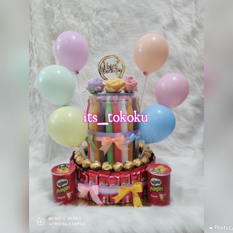 buket balon/kue ulang tahun/birthday cake / buket uang / balon latex / birthday cake