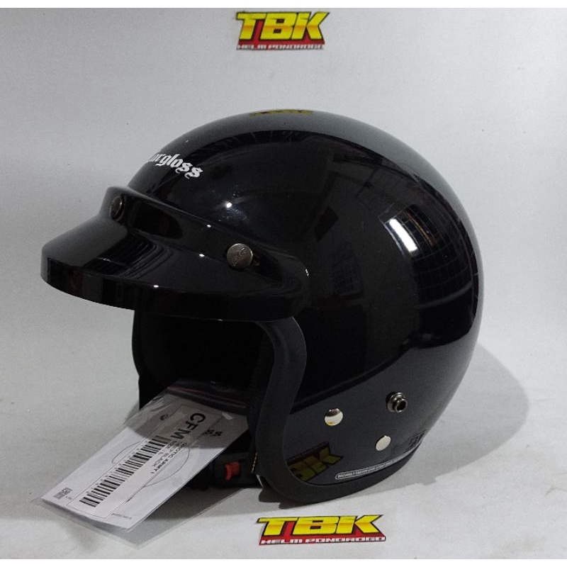 Helm Cargloss CFM original hitam glossy