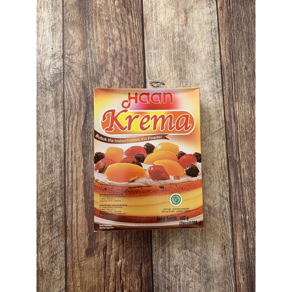 

Haan Kream Vla Box 400gr