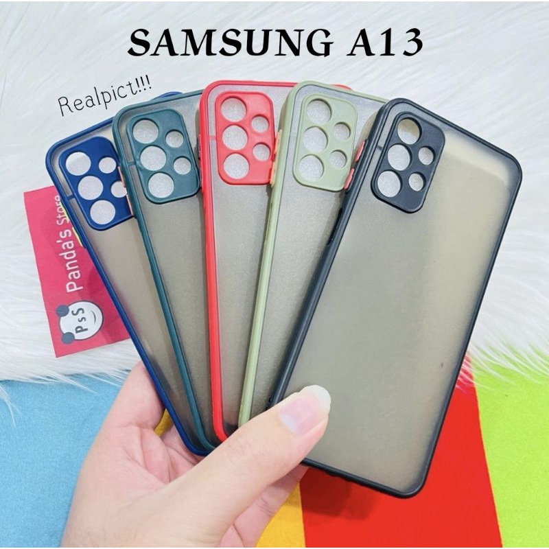 Case Samsung A13 4G / LTE Softcase My choice Original + Ring Kamera / Pelindung Kamera (PsS)