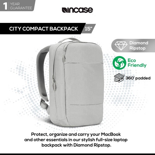 INCASE City Compact Backpack Laptop / Macbook Air Pro up to 15.6 inch with Diamond Ripstop