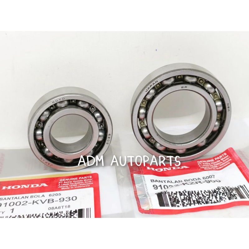 Bearing Kruk As 6205+6007 Laher Bandul Beat karbu Scoopy karbu - Beat fi Scoopy fi Spacy fi - Beat e