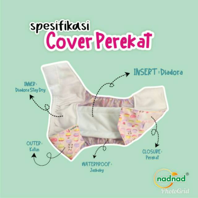 Mumer Paket hemat clodi nadnad cover