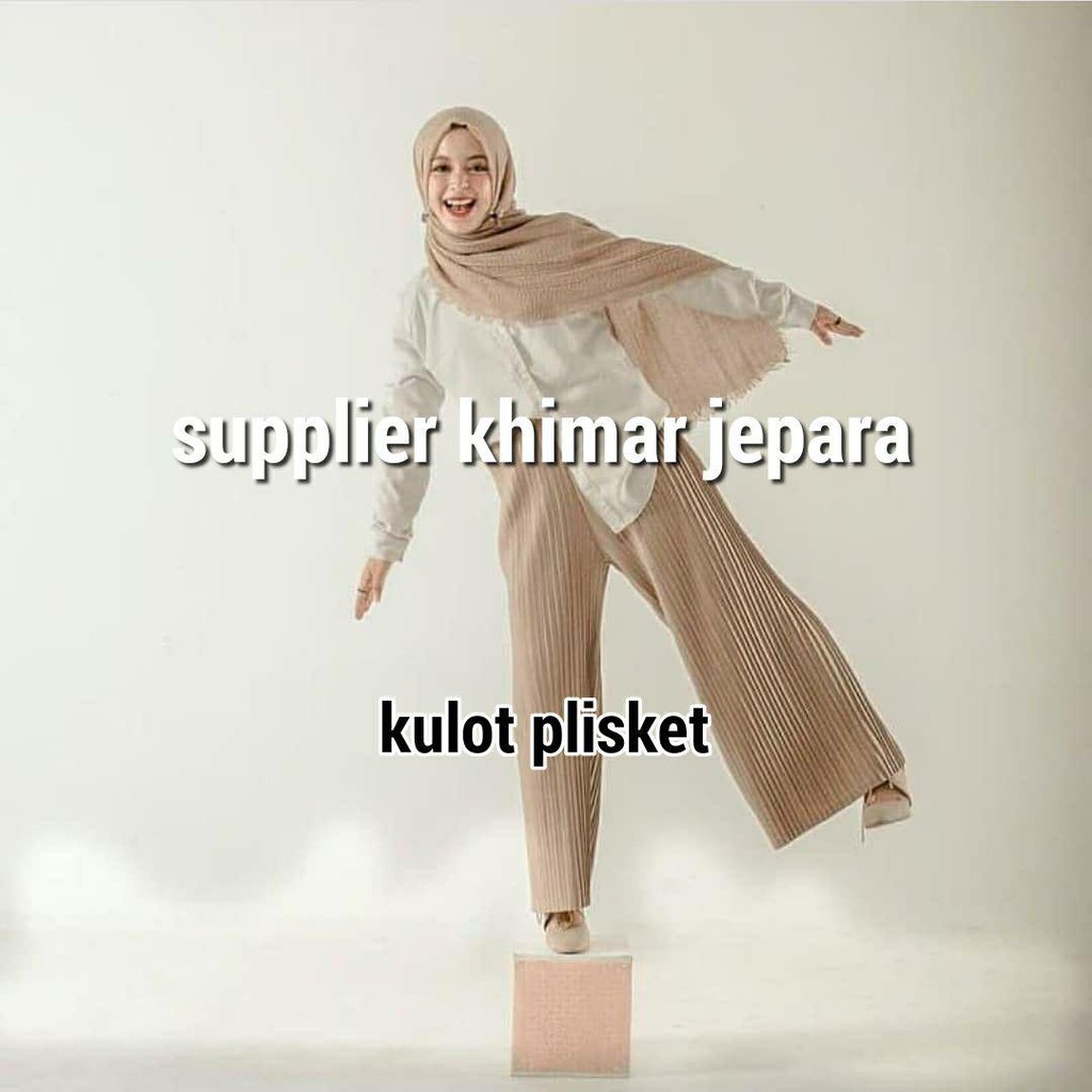  KULOT  PLISKET  PREMIUM LURUS  PLISKET  STANDAR CULLOTE 